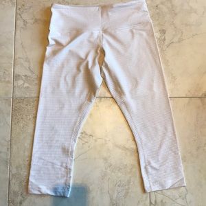 Lululemon Athletica wunder under crop 6 gingham